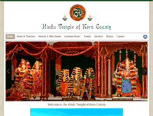 Tablet Screenshot of hindutempleofkerncounty.org